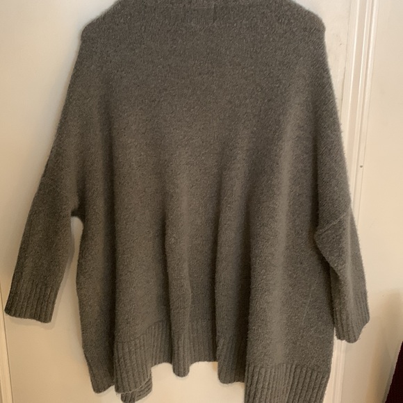 Gray Zara Knit Oversized Cardigan Size M - Picture 6 of 6